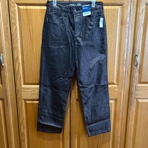 Old Navy Shimmering Black OG Loose Jeans